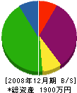 南光電機商会 貸借対照表 2008年12月期