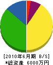 飯田興産 貸借対照表 2010年6月期