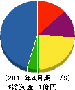 渡瀬建設 貸借対照表 2010年4月期