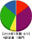 丸川組 貸借対照表 2010年7月期