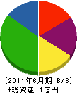 姫神設備工業 貸借対照表 2011年6月期
