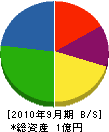 千原電気事業所 貸借対照表 2010年9月期