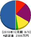 片山建設 貸借対照表 2010年12月期