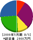 大竹電気 貸借対照表 2008年5月期