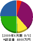 工田電気工業 貸借対照表 2009年6月期