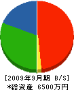 ツバサ建機 貸借対照表 2009年9月期