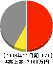 松田建築 損益計算書 2009年11月期
