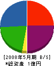 春日組 貸借対照表 2008年5月期