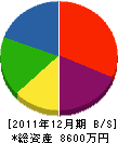 児玉製作所 貸借対照表 2011年12月期