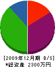 竹部重機 貸借対照表 2009年12月期