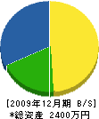 黒姫電気商会 貸借対照表 2009年12月期