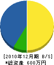 山田塗装 貸借対照表 2010年12月期