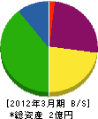 富士見工業 貸借対照表 2012年3月期