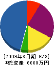 小林テレコムサービス 貸借対照表 2009年3月期