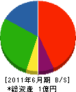 山静商会 貸借対照表 2011年6月期
