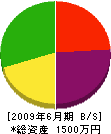 勇本田組 貸借対照表 2009年6月期