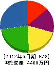 藤ノ木建設 貸借対照表 2012年5月期