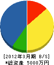 ミヤマ電器工芸社 貸借対照表 2012年3月期