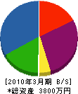竹田開発 貸借対照表 2010年3月期