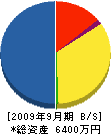 木目沢工務店 貸借対照表 2009年9月期