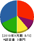 妙高高原生コン 貸借対照表 2010年9月期