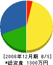 池田電気水道商会 貸借対照表 2008年12月期