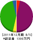 中村工業所 貸借対照表 2011年12月期
