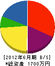日昇 貸借対照表 2012年6月期