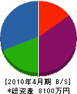 龍光電気工業 貸借対照表 2010年4月期