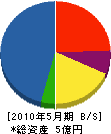 谷村工業 貸借対照表 2010年5月期