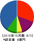 辻工務店 貸借対照表 2010年10月期