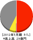 北海道ガソン 損益計算書 2012年5月期