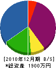 中央電工 貸借対照表 2010年12月期