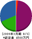 松井電業社 貸借対照表 2009年3月期