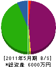 斉藤電気 貸借対照表 2011年5月期