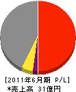 徳里産業 損益計算書 2011年6月期