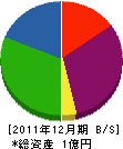 千葉電業舎 貸借対照表 2011年12月期