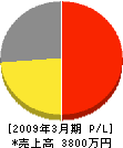 勝看板工芸 損益計算書 2009年3月期