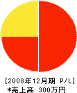 箱田工務所 損益計算書 2008年12月期