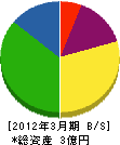 神岡衛生社 貸借対照表 2012年3月期