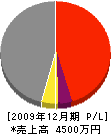 岡部電気商会 損益計算書 2009年12月期