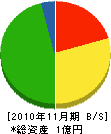 金坂建設工業 貸借対照表 2010年11月期