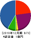 香翠園 貸借対照表 2010年12月期