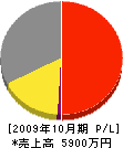 和田建設 損益計算書 2009年10月期