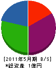 桜井建材 貸借対照表 2011年5月期