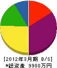 嶋津電気 貸借対照表 2012年3月期