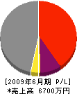 須賀工業 損益計算書 2009年6月期