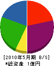 上野工務店 貸借対照表 2010年5月期