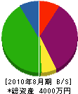 宮田組 貸借対照表 2010年8月期