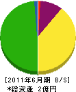 中野工務店 貸借対照表 2011年6月期